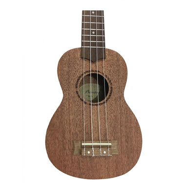 Ukulele Soprano Bamboo Mahogany C/funda, Bu-21 Sapele